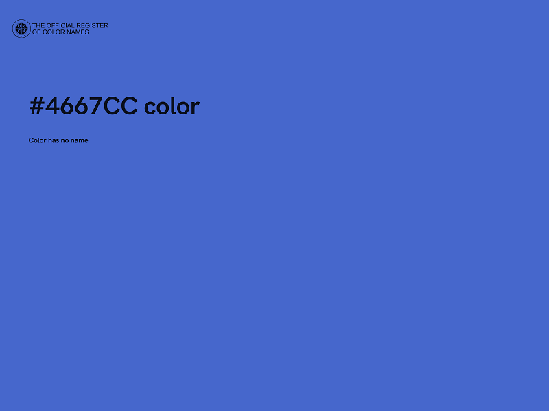 #4667CC color image