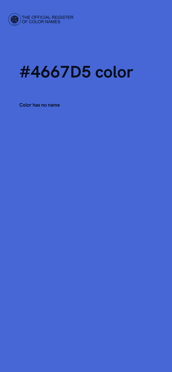 #4667D5 color image