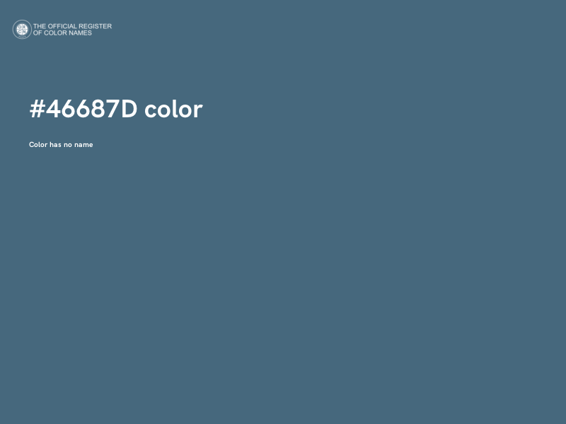 #46687D color image
