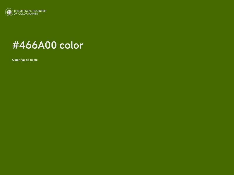 #466A00 color image