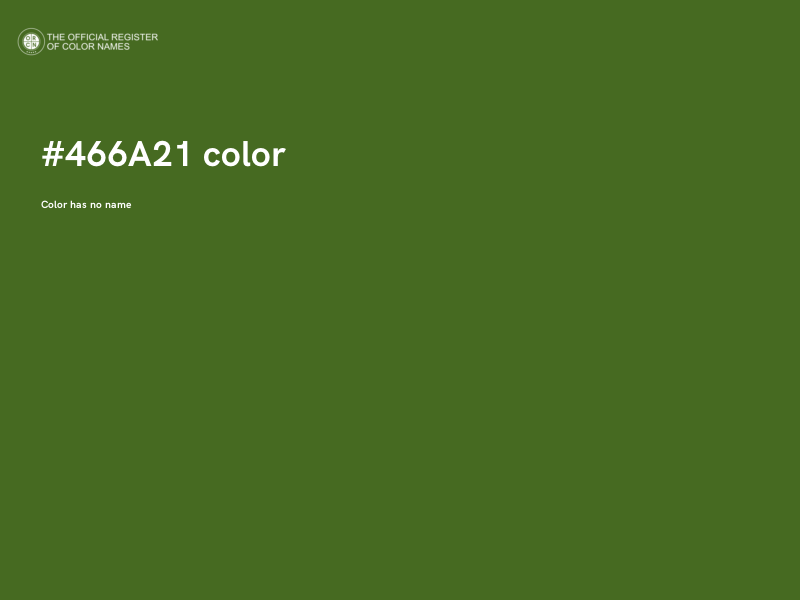 #466A21 color image