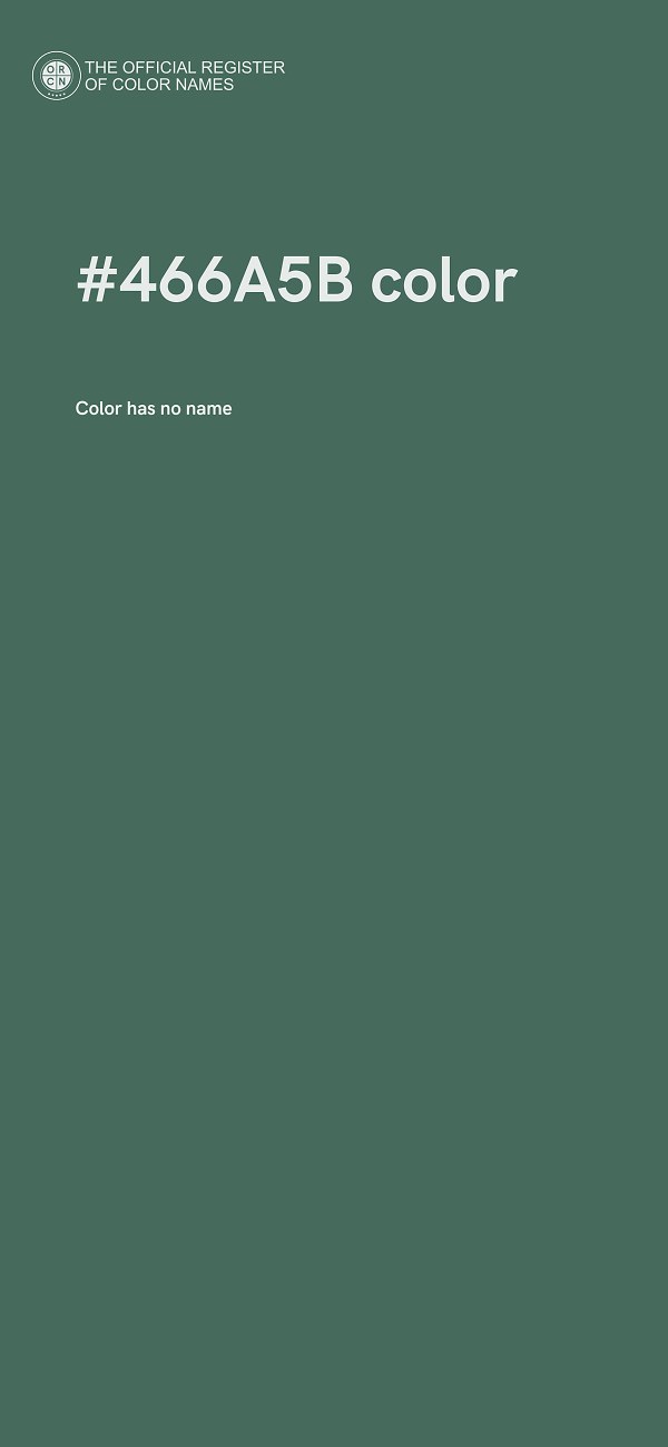 #466A5B color image