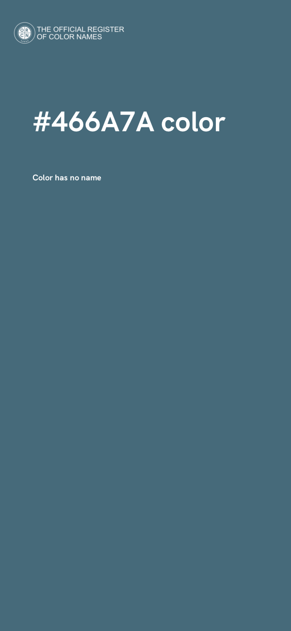 #466A7A color image