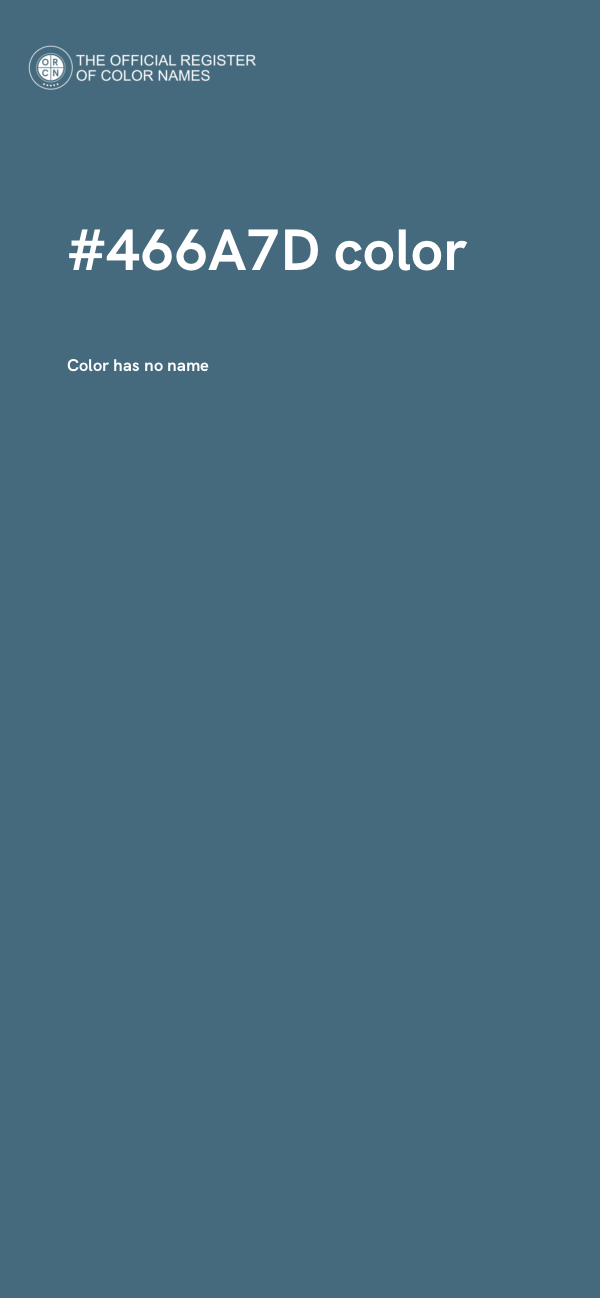 #466A7D color image