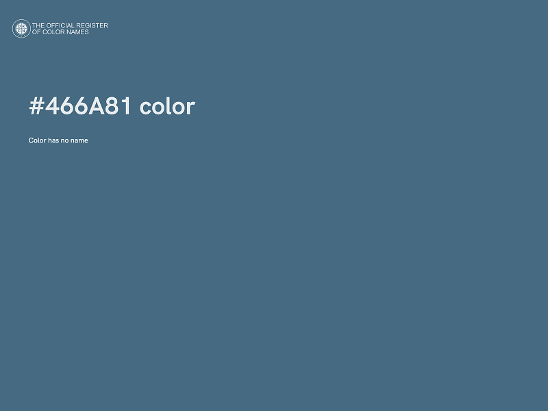 #466A81 color image
