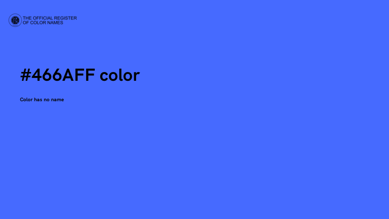 #466AFF color image