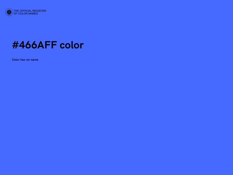 #466AFF color image