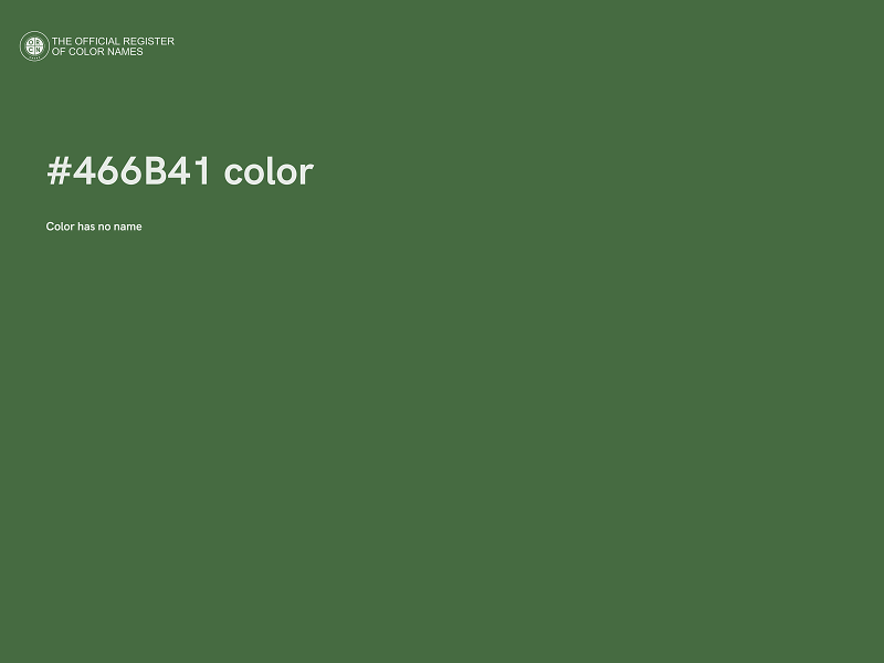 #466B41 color image