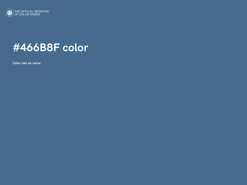 #466B8F color image