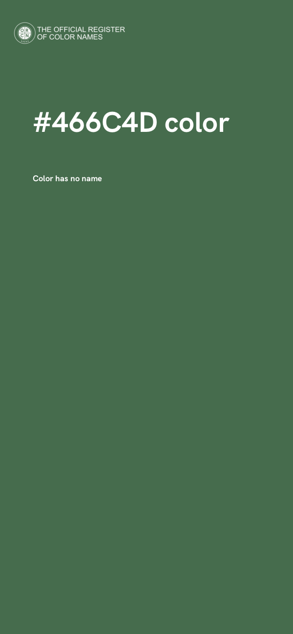 #466C4D color image