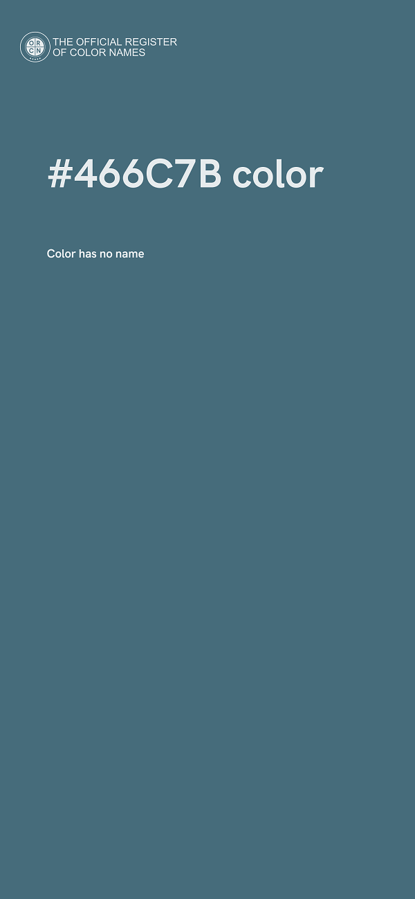 #466C7B color image