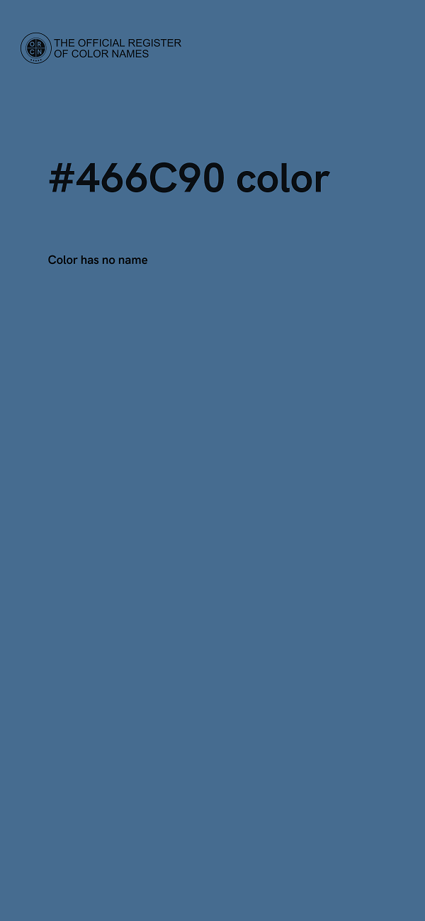 #466C90 color image