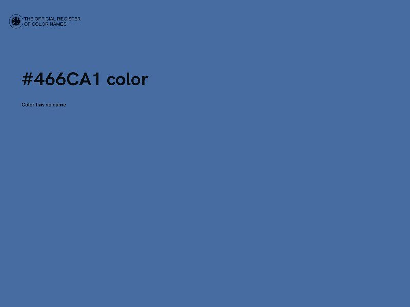 #466CA1 color image