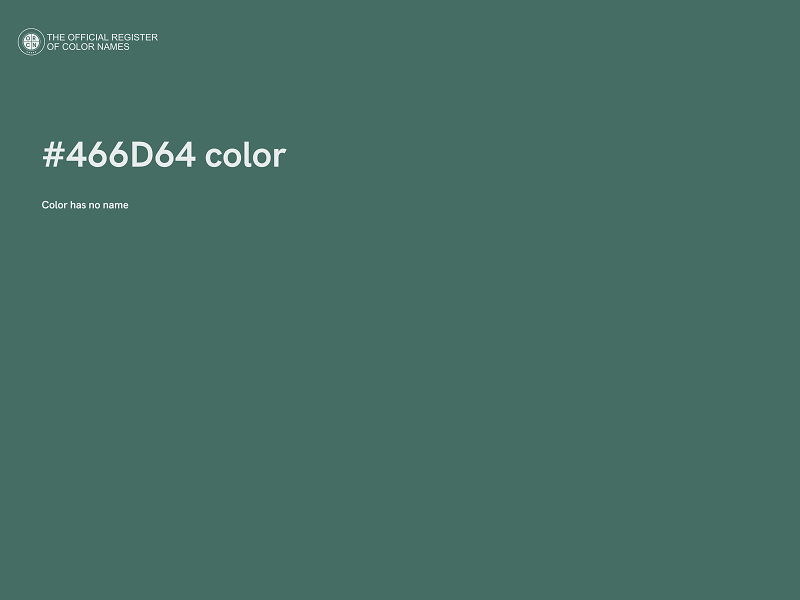 #466D64 color image