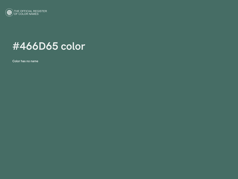 #466D65 color image