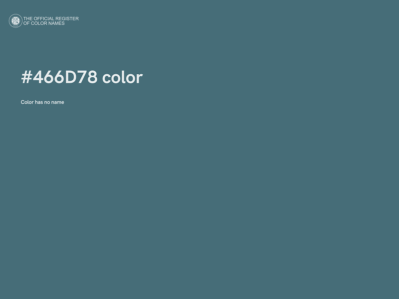 #466D78 color image