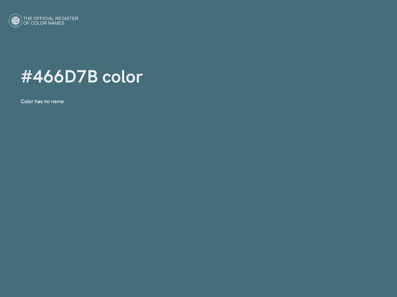 #466D7B color image