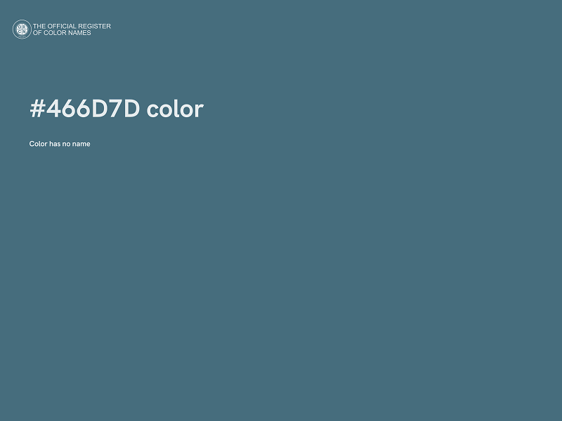 #466D7D color image