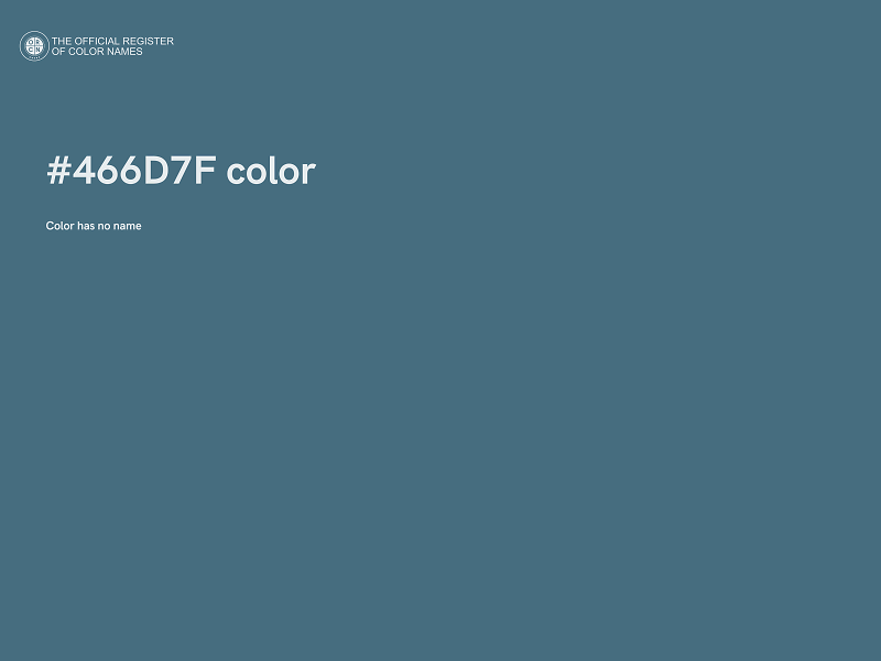 #466D7F color image