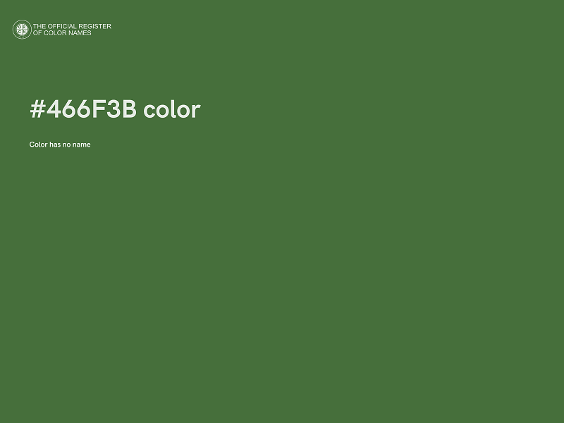 #466F3B color image