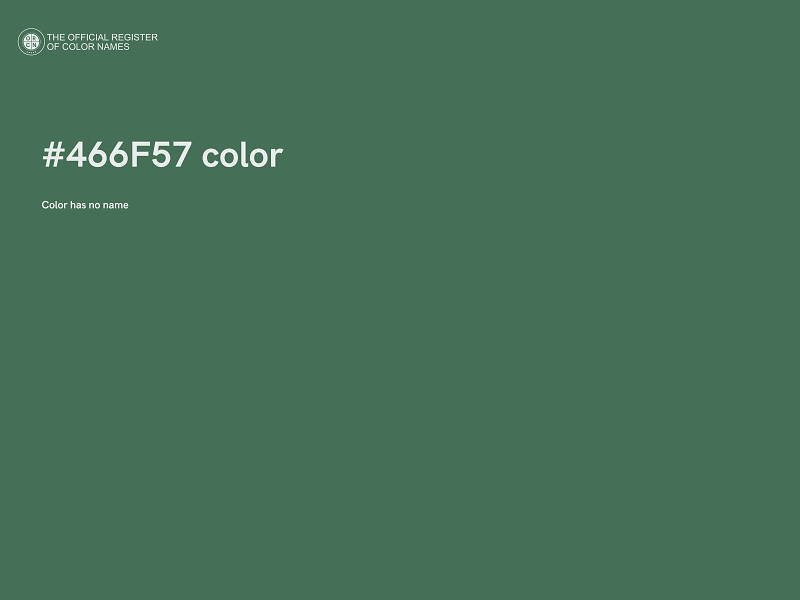 #466F57 color image