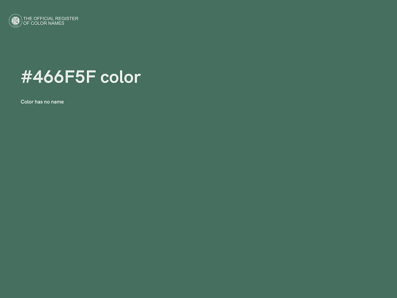 #466F5F color image