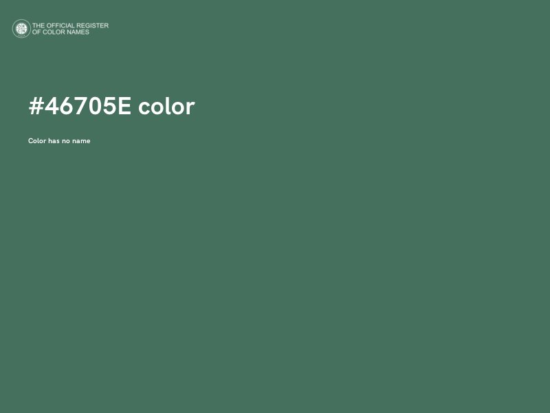 #46705E color image