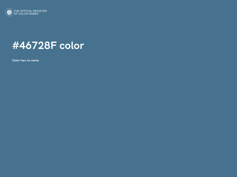 #46728F color image