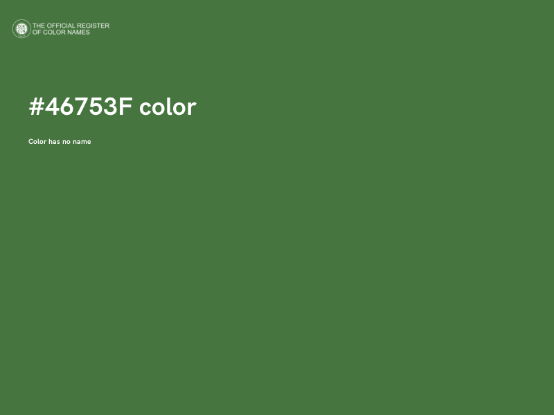 #46753F color image