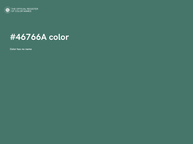 #46766A color image