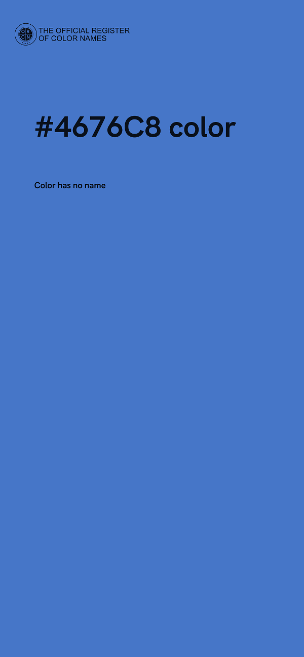 #4676C8 color image