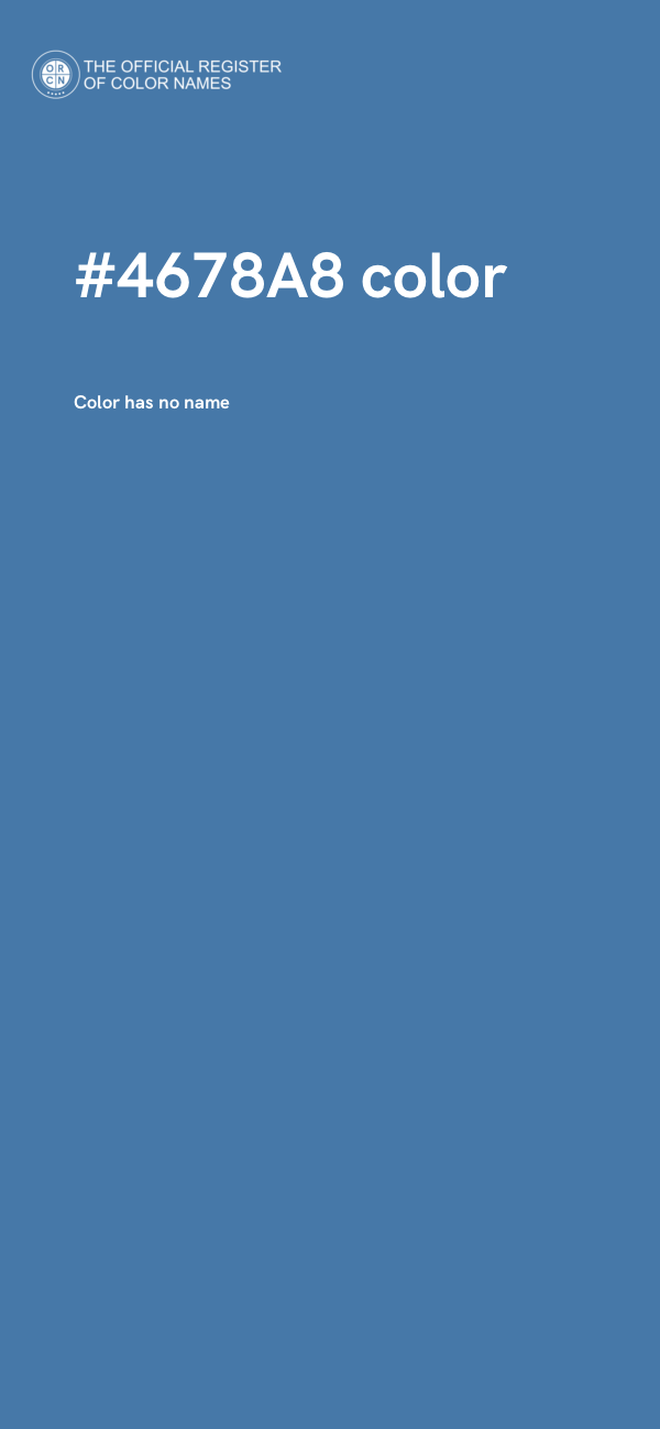 #4678A8 color image