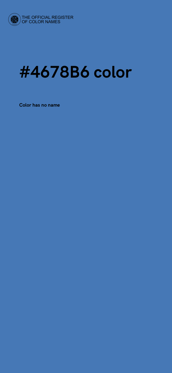 #4678B6 color image