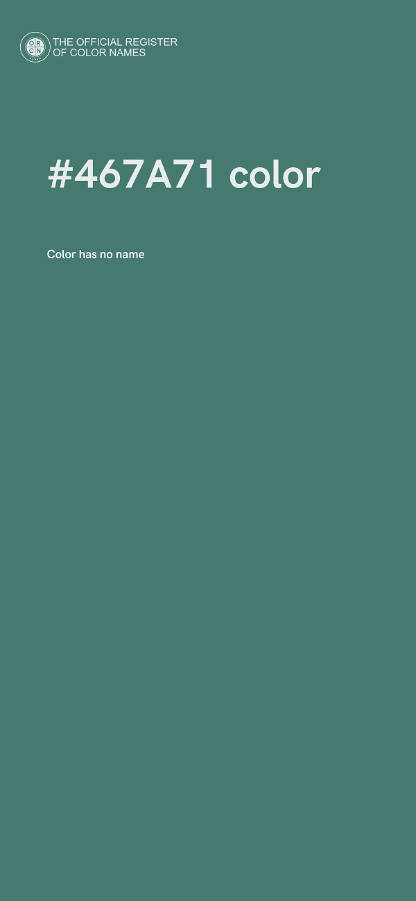 #467A71 color image