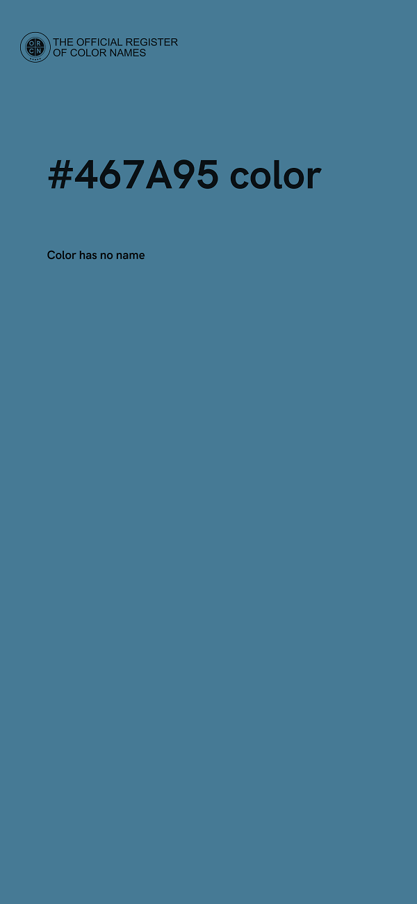 #467A95 color image
