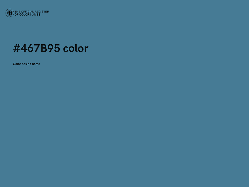 #467B95 color image