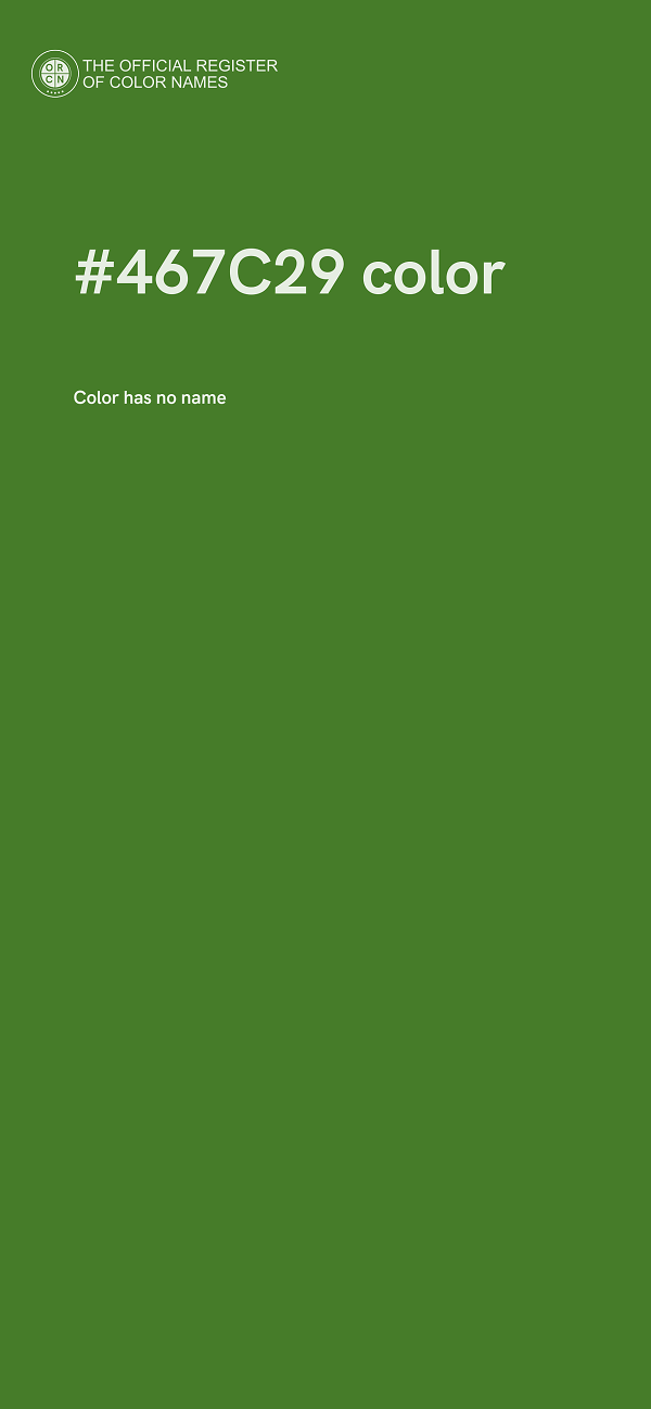 #467C29 color image