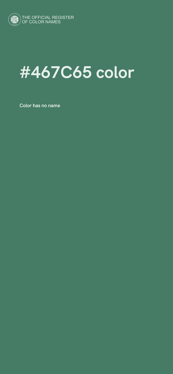 #467C65 color image