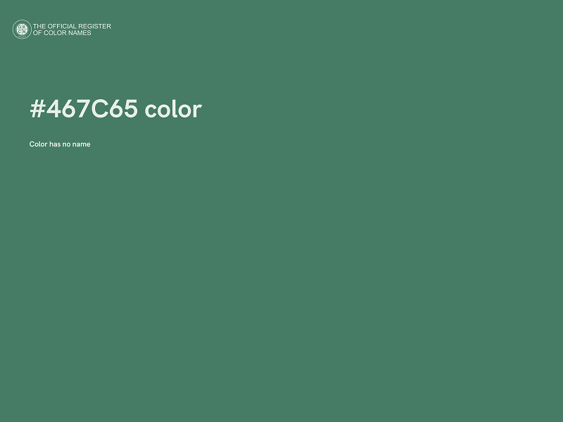 #467C65 color image