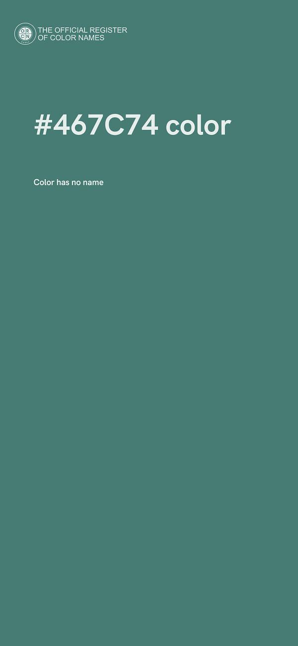 #467C74 color image