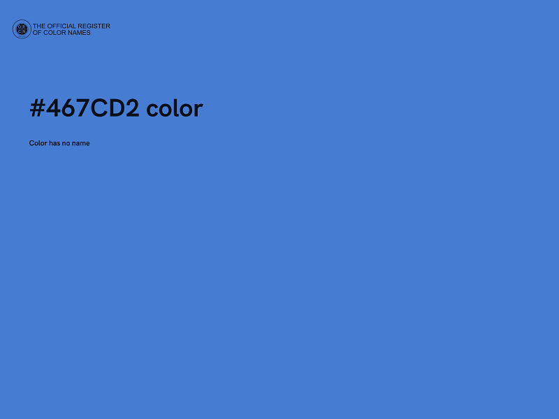 #467CD2 color image