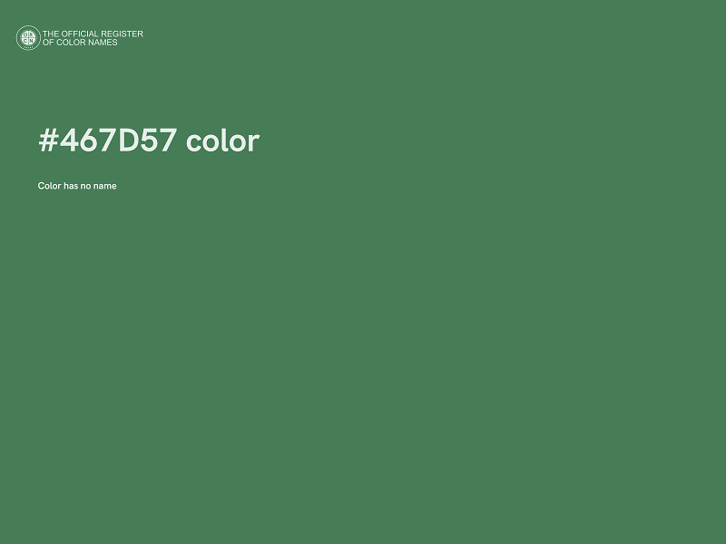 #467D57 color image