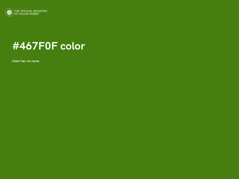 #467F0F color image