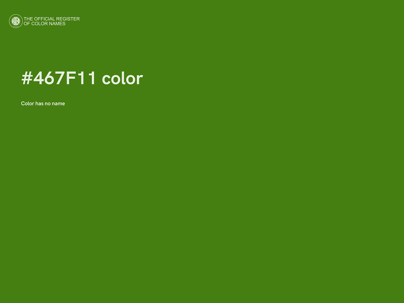#467F11 color image