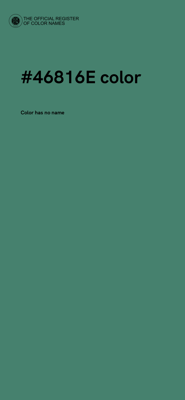 #46816E color image
