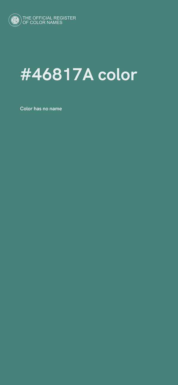 #46817A color image