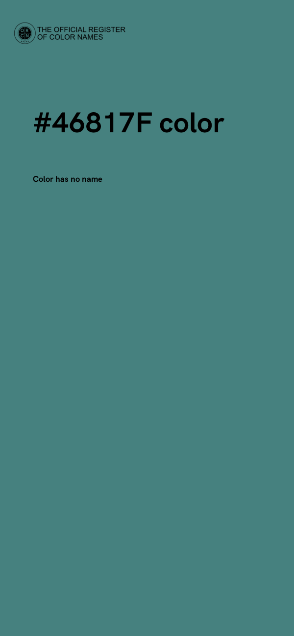 #46817F color image