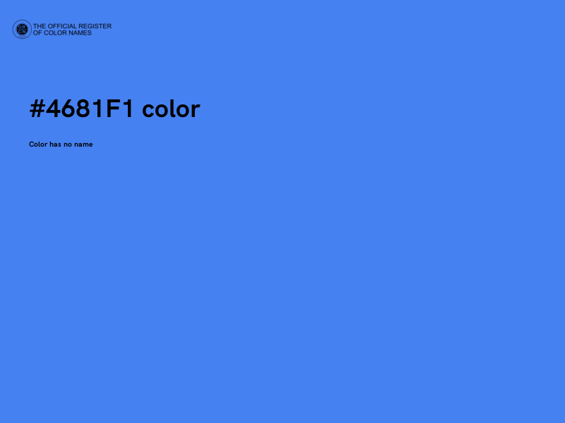 #4681F1 color image