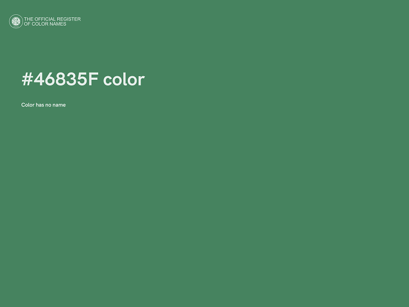 #46835F color image