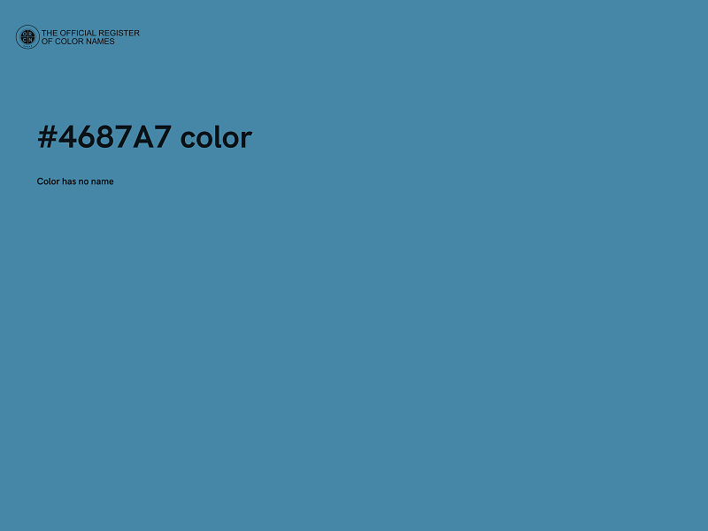 #4687A7 color image